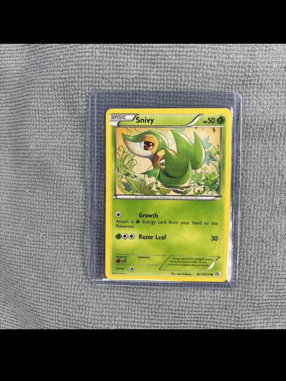 Pokemon TCG Snivy Legendary Treasures Radiant Collection RC1/RC25